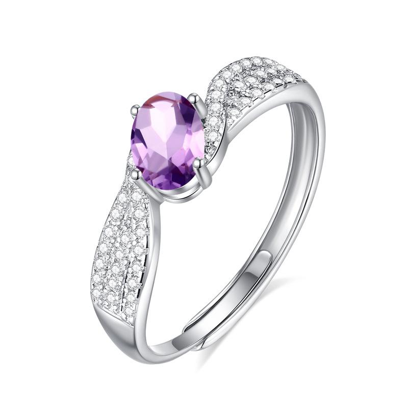 Natural color treasure peridot s925 sterling silver ring women s niche design high-grade spar live without fading ring women adjustable open ring