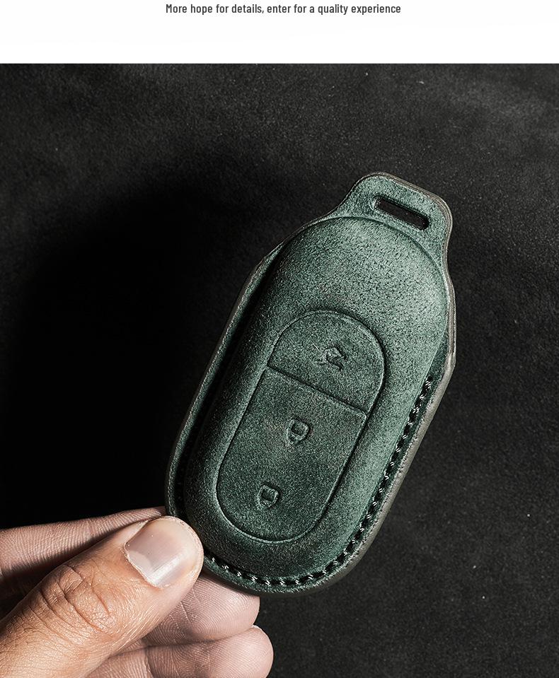 Premium Leather Suede Key Case for Leapmotor C11