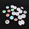 Rugby Baseball Sunflower Earring Silicone Mold Suitable for Epoxy Resin Diy Craft Pendant Stud Earrings Jewelry Making