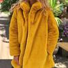 Mink coat medium and long new imitation fur fur coat imitation mink fur coat warm and slim