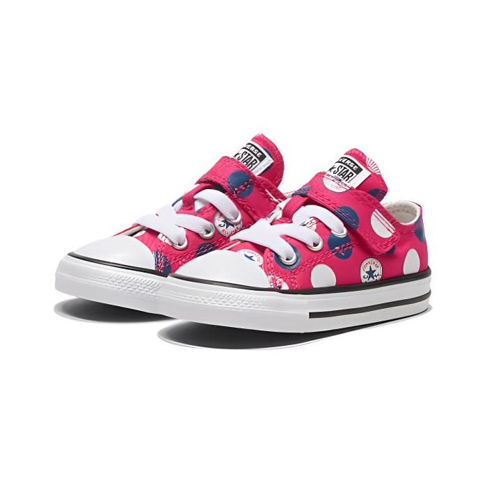 Converse Chuck Taylor All Star 1V Low Top Canvas Shoes Pink Infant And Toddler