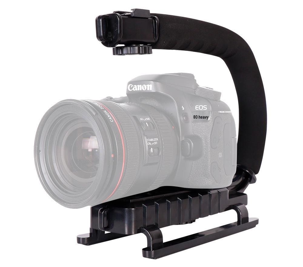 U-tvarovaný ruční stabilizátor proti otřesům pro DSLR a bezzrcadlovky