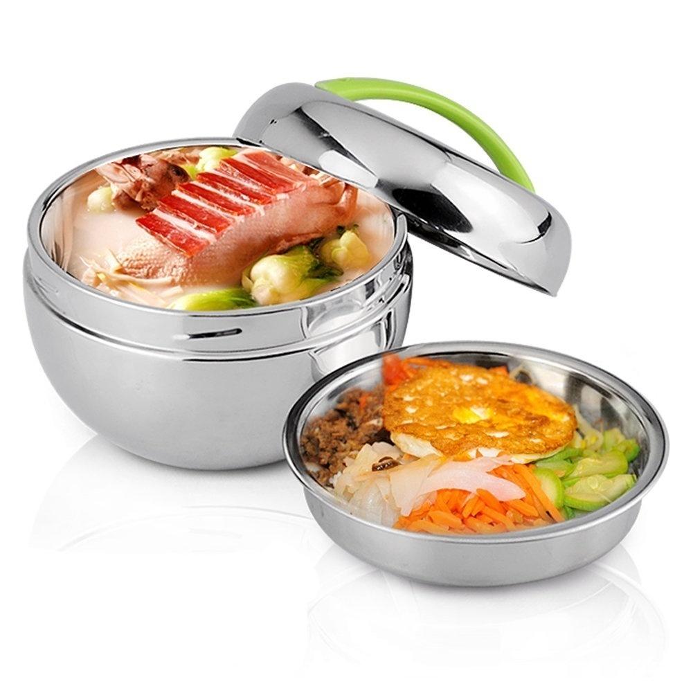 პორტატული ოფისი სკოლა იზოლირებული უჟანგავი ფოლადის ბენტო საკვების კონტეინერი ლანჩბოქსი