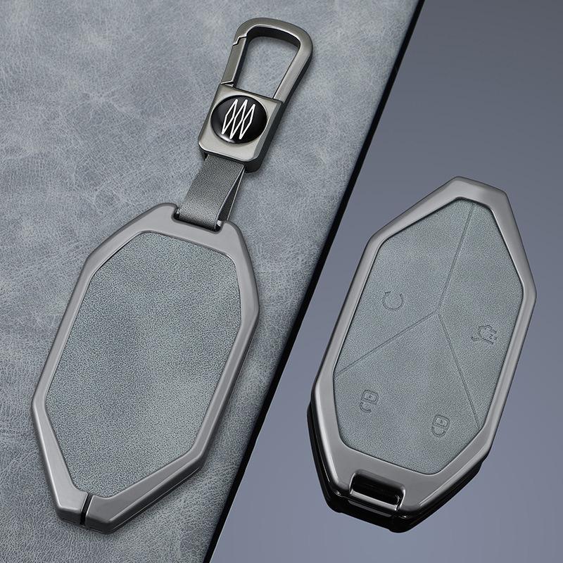 Leopard 5, 7, 8 Titanium Key Case with Metal Buckle - Dedicated Protective Shell