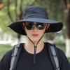 Foldable Large Brim Sun Hat Polyester UV Protection Hat Female Fisherman Hat  Fishing