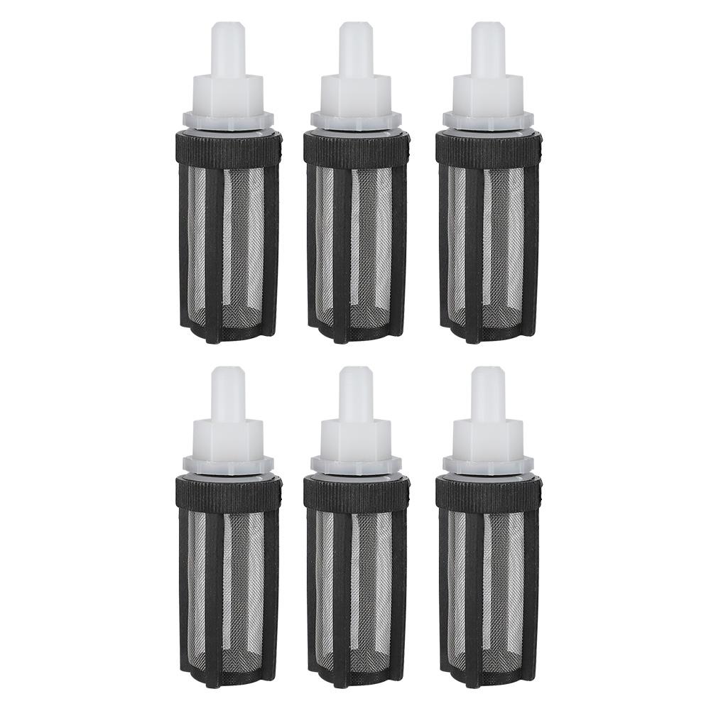 6pcs Water Inlet Micro Pump Filter Connector 8mm with Stainless Steel Net