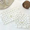 Soft Cup Mat Heart Western Food Mats New Table Cotton Napkins  Wedding Decoration