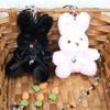 4 Colors Plush Stuffed Animal Rabbit Toy Pendant Keychain for Valentines Day