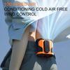 High-Speed Waist-Mounted Fan Portable Clip-On Neck Fan 5100RPM Strong Airflow Low Noise Personal Air Cooler Fan