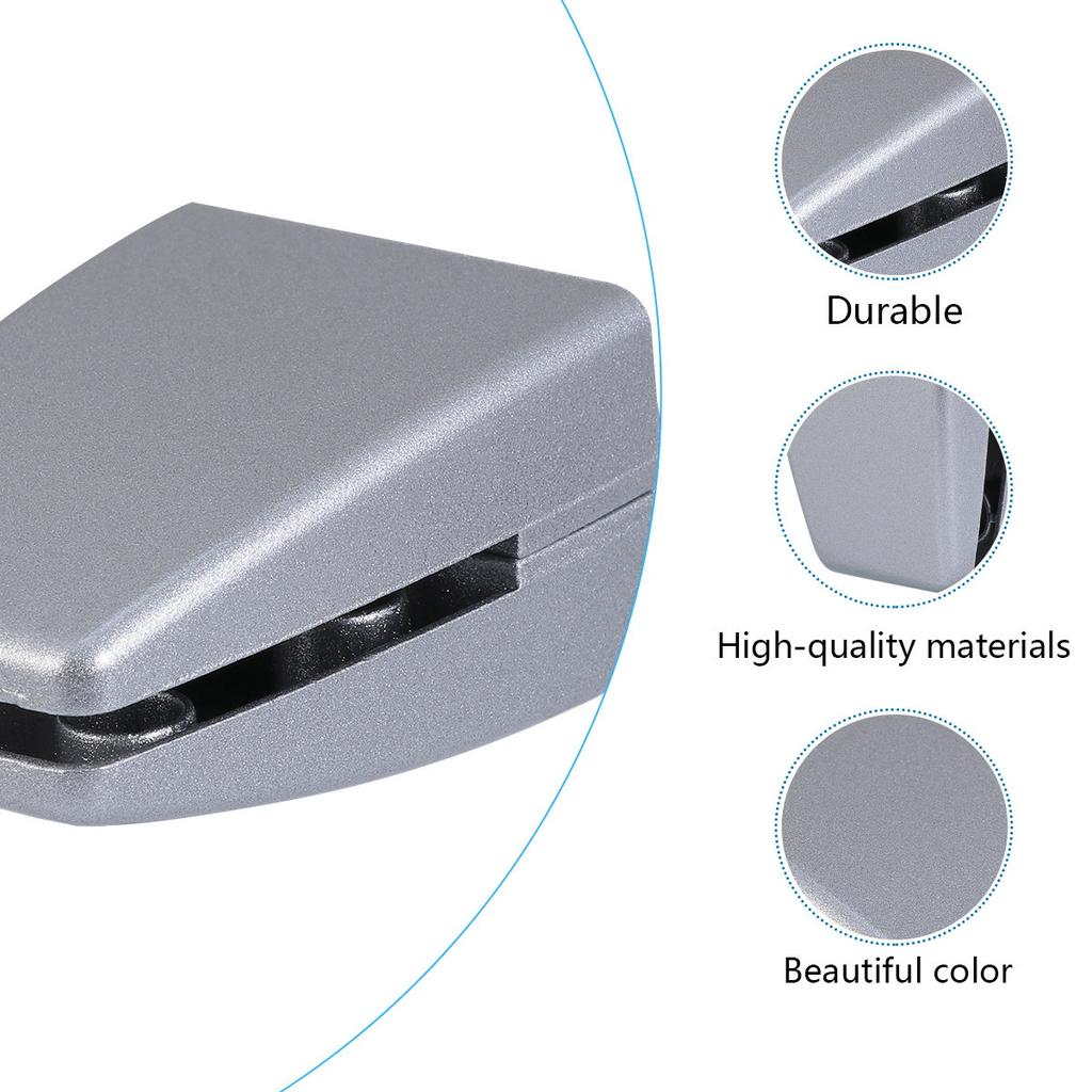 6Pcs Office Desk Glass Clamps Adjustable Aluminum Alloy Bracket Stable Vertical Screen Clip Desktop Privacy Panel Holder Baffle