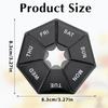 New Hot Mini Portable Travel Weekly 7 Grids Pill Case Box Organizer Tablet Holder Storage Container for Vitamin Medicine FishOil