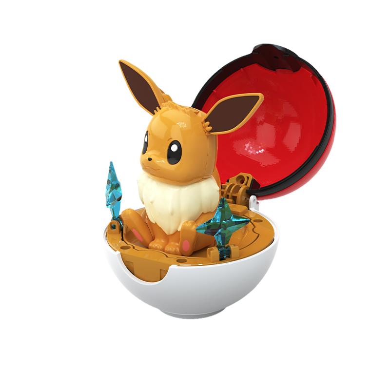 6 styles Pokemon Figure Bulbasaur Eevee Charmander Meowth Squirtle Pikachu action Pokeball elf Ball Toy action Doll kids gift