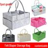 Large Capacity Felt Diaper Storage Bag