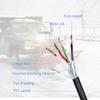 96464 Snow Plow Wiring Harness Fit For Western Fisher Fleet Flex Snow Plows Handheld Controller Cable Cord 96464,9 Button 4-Pin Square