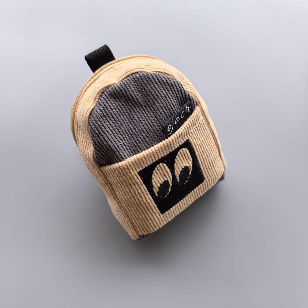 Căști Colorate & Pandantiv Portofel Monede Rucsac Mini cu Design Casă Ciupercă și Șnur pentru Telefon