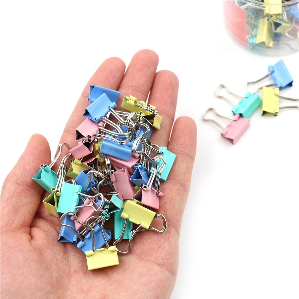 60Pcs 15Mm Colorful Metal Binder Clips File Paper Clip Holder Office SuppNWU Y1 60Pcs 15Mm Colorful Metal Binder Clips File Paper Clip Holder Office SuppNWU Y1