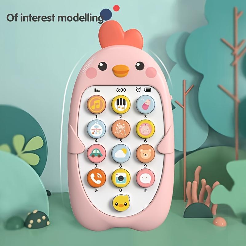 Handy-Spielzeug für Kinder, Mobiles Musikspielzeug, Lernmaschine Sicheres Telefon Musikmaschine Geschenk für Kinder Weihnachten Halloween-Geschenk