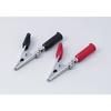 ELPA Large Alligator Clip Wiring Metal Fittings 100V/3A Total Length/Approx. 67mm Red Black 1 piece each PU-33NH