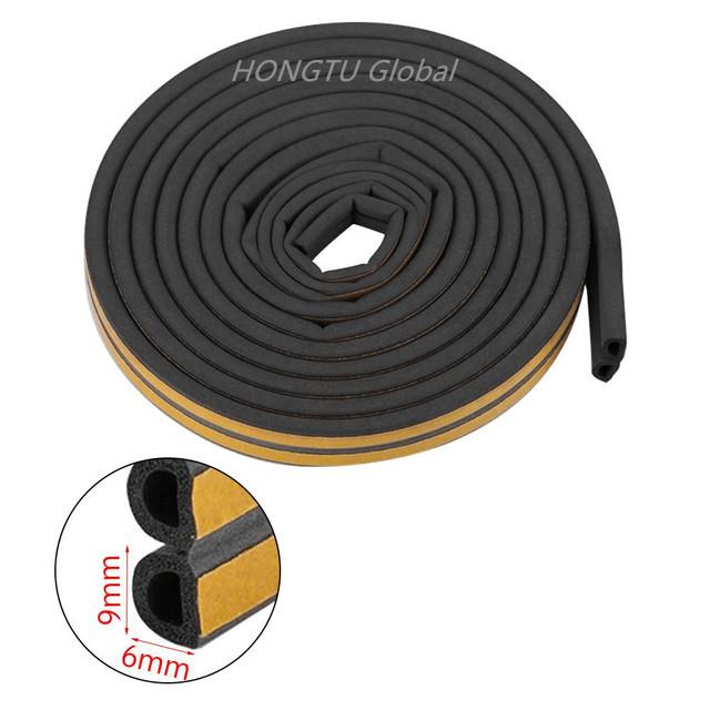 Rubber Foam Window Door Seal Self Adhesive Windproof Tape Door Joint Filler Collision Avoidance Soundproof Sealing Strip