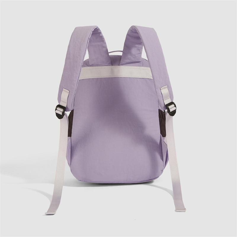 Unisex Backpack Color Block Nylon Backpack Outdoor Travel Bag