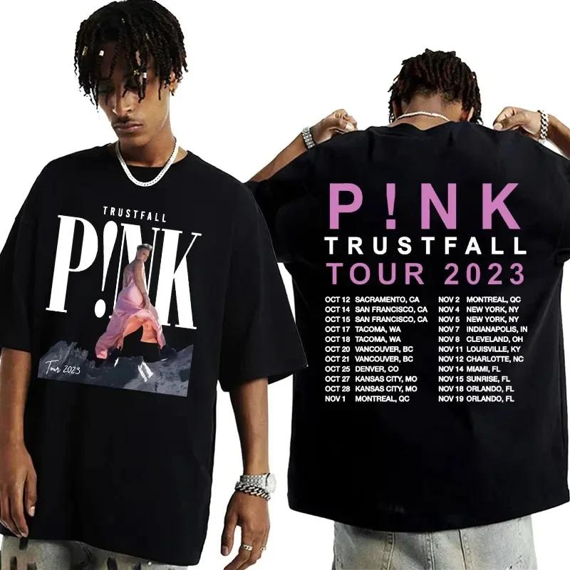 

Singer Pink P! Nk Trustfall Album Tour 2023 T Shirts Men Women s Clothing Hip Hop Aesthetic T-shirts Fashion T Shirt#Color XXXXXL