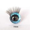 14mm Glitter Crystal Eyes 10 Colors Eyes with Eyelash New Bear Animal Eyes  Doll Accessories