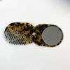 Acetate Hair comb Mini Mirror comb Simple Makeup Mirror  Travel