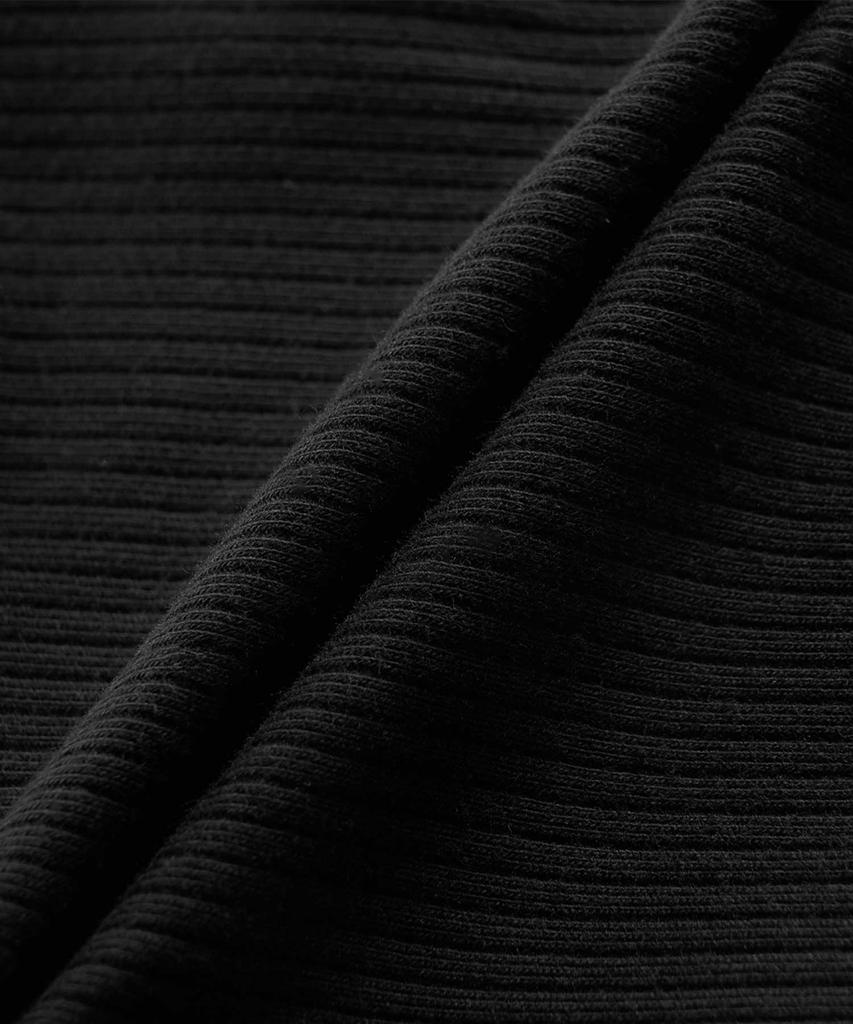 Nyuballanseu Nbmlg2W312 / Women Soft Fresh Ribbed Wide Pants (Black)