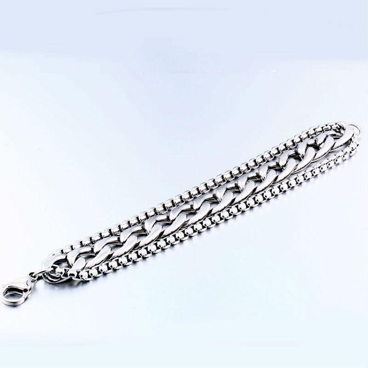 Popular Punk Style Mens Bracelets Fashionable Simple Personalized Bracelets
