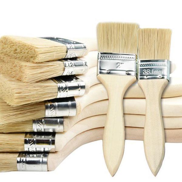Non-Shedding Mixed Pig Bristle Household Cleaning & BBQ Brush
