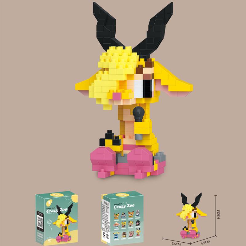 Latest Zootopia Micro Construction Blocks Set - Cute Nick Judy Figure Small Brick Figure Toys For Fans Birthday Valentine Gift