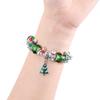 Pans Europäischer Charm Perlenarmband mit Weihnachtsbaum-Anhänger - Vintage-Stil für Damen
