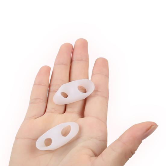 1 Pair Silicone Gel Little Toe Separator Hallux Valgus Bunion Guard Foot Care