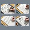 5pcs A4 Notebook,Blank Inner Pages,36 Sheets/72 Pages/Book,Suitable For Student Learning,Scratch Paper,Thin Draft Notebook