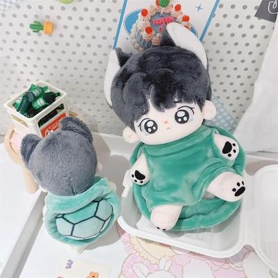 10/20cm Mini Idol Puppenkleidung Cartoon Schildkrötenpanzer Mantel DIY Kawaii Kann Puppenkleidung wechseln Accessoire für Kinder Mädchen Fans Geschenke