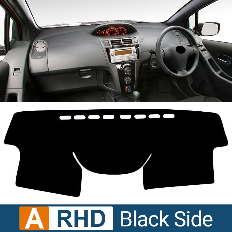 

Для Toyota Yaris Vitz 2006 2007 2008 2009 2010 2011 Крышка приборной панели автомобиля Защита от света Солнцезащитный козырек Коврики с защитой от ультрафиолета Нескользящие коврики