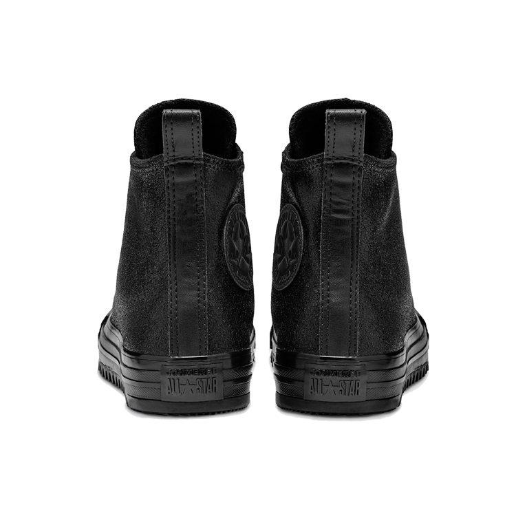 Converse Space Mountain Hiker Chuck Taylor All Star High Top Suede Black Samurai Women's 566111C