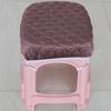 Thickening Square Stool Covers Elastic Chair Cover Linen Fabric Bar Counter Cover  Universal