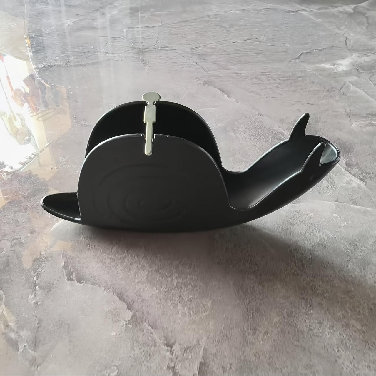 

Snail shaped fireproof mosquito coil holder - large capacity portable incense burner, suitable for home and office decoration чорний
