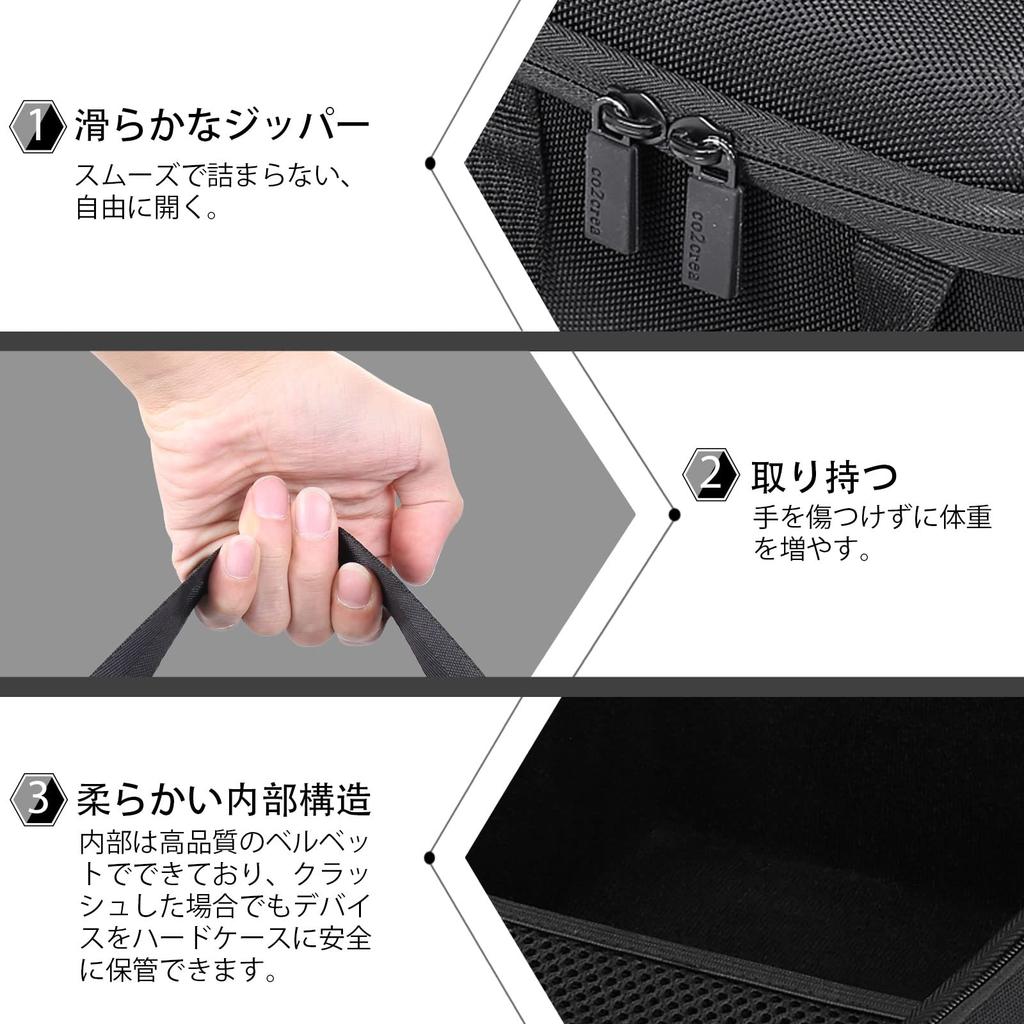 co2CREA Storage Case Compatible with Fujifilm X-S20, X-H2S, and X-H2 Lens Kit Mirrorless Digital Cameras (X-S20LK-1545) (Case Only)