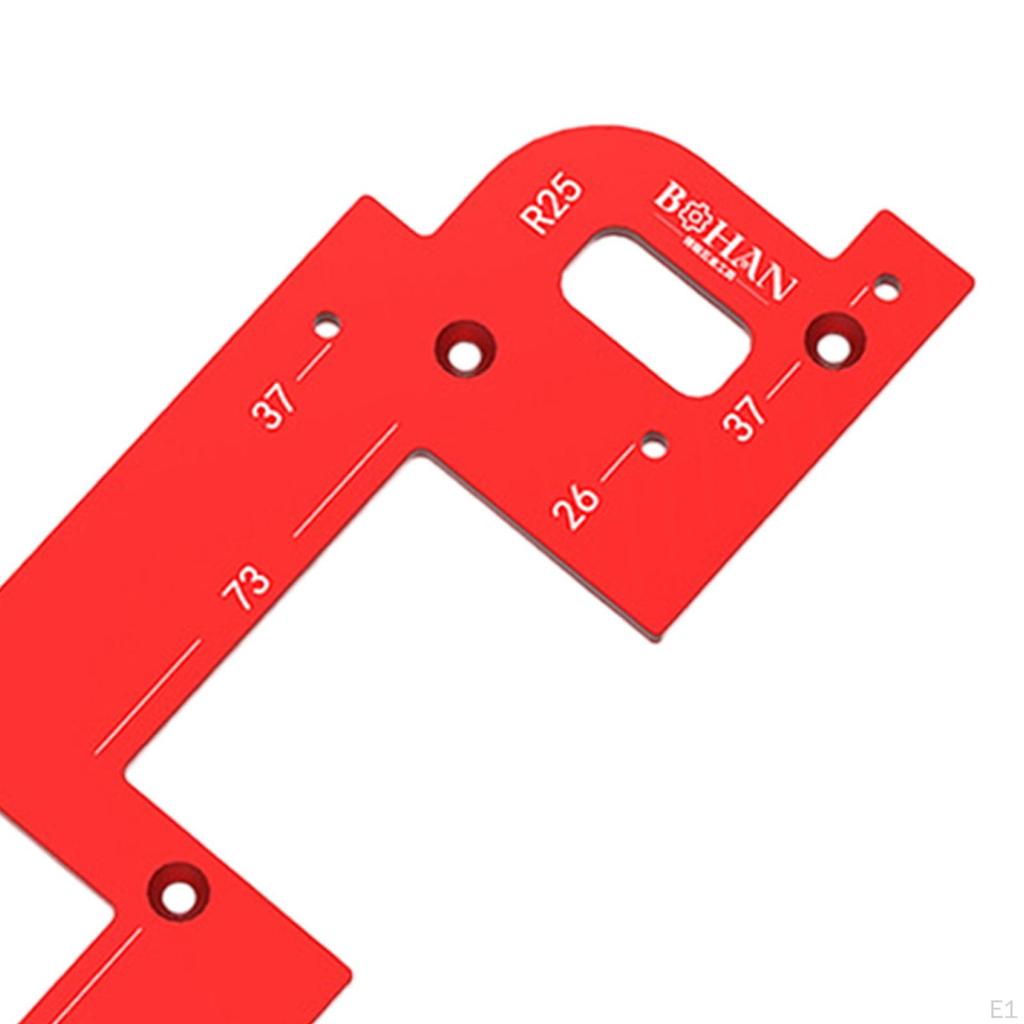 Handle Free Cabinet Slotting Tool Auxiliary Practical Double Depth Hole Spacing High