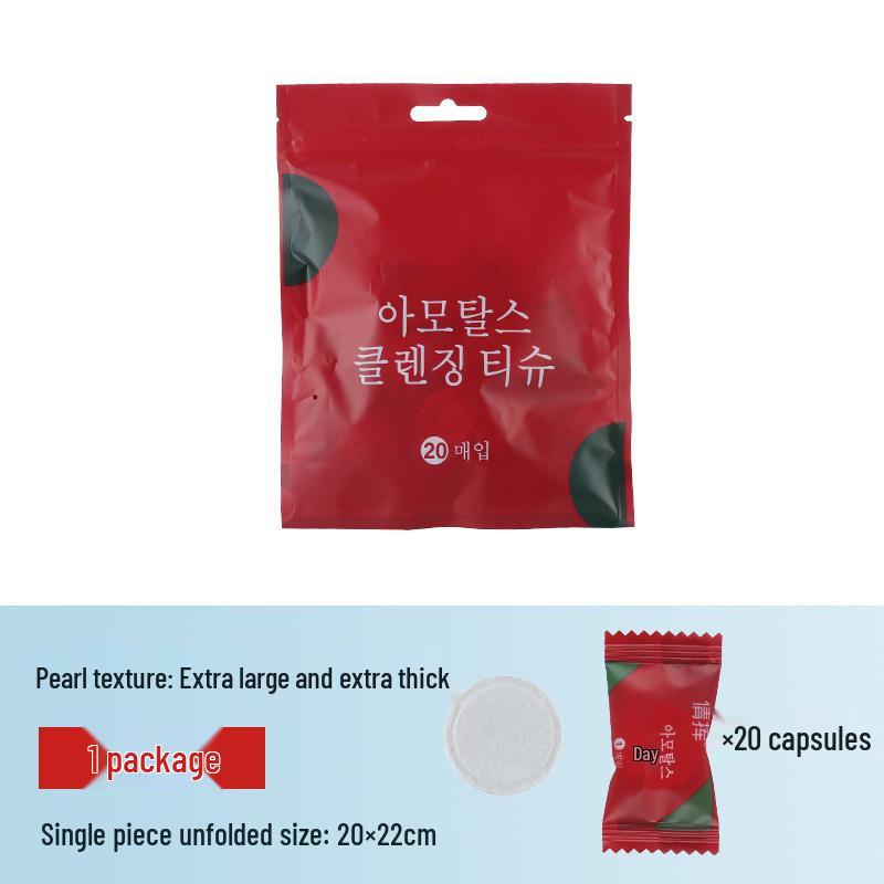 Portable Pure Cotton Compressed Face Towel Set for Travel