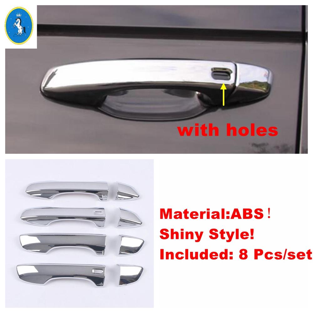 Car Outside Door Pull Doorknob Handle Bowl Decor Panel Cover Trim ABS Accessories For Volkswagen Jetta Mk7