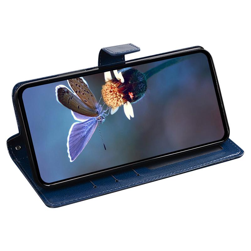 IDEWEI For Xiaomi Redmi A3 4G/Poco C61 4G Case Crazy Horse Texture Leather Phone Cover with Card Slots Wallet