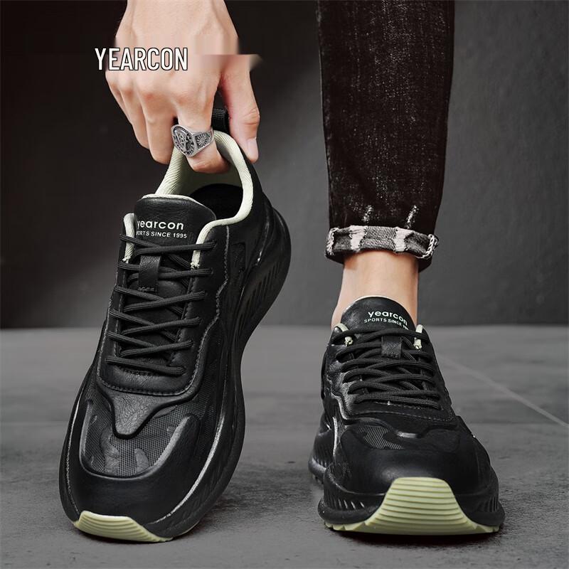 Мужские повседневные кроссовки Yierkang с мягкой подошвой, увеличивающие рост 42