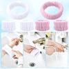 6 Stück Spa- und Handgelenk-Gesichts-Stirnbänder, Make-up-Stirnband, weiche Flanell-Haarbänder für Make-up und Waschen, Klebeband, Haar-Make-up, elastisches Damen-Stirnband