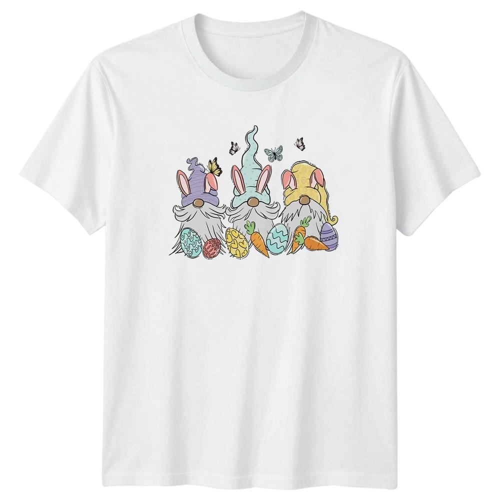 Three Easter Gnomes Bunny Ears TShirt Bunny Gnomes Easter Gift For Him And Her S