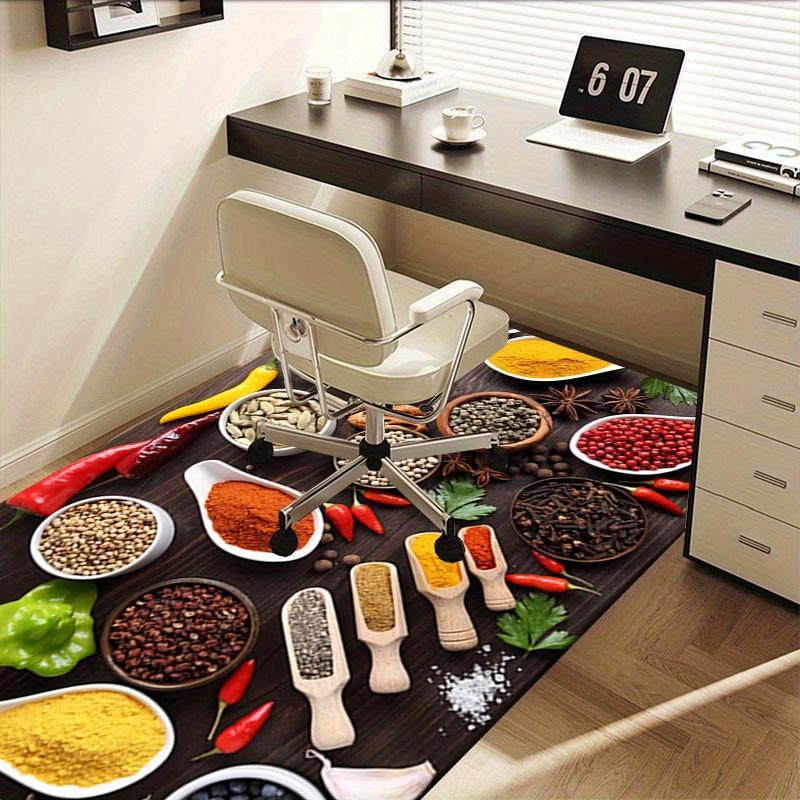1 Stück. Weicher, bequemer Teppich für Bürostuhl zu Hause, dekorative Fußmatte, Outdoor-Geschenk, rutschfeste Bereichsteppiche, Küche, Esszimmer, Schlafzimmer, Wohnzimmer, Teppich