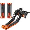 CNC Aluminum Brake Clutch Lever Perch With Grip Cover Suzuki GSX-R 600 750 1000 Motorcycle Upgrade