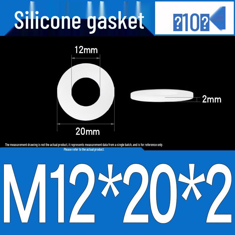 Silicone High-Temp Waterproof Gasket & Shock Absorbing Seal Pad